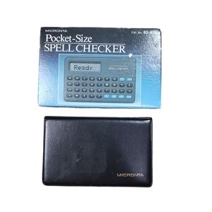 Vintage Radio Shack Micronta Pocket-Size Spell Checker 63-674